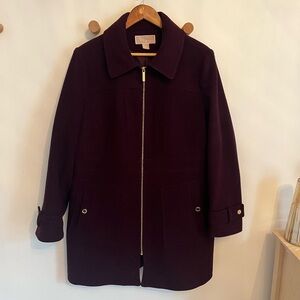Michael Kors Deep Burgandy Coat